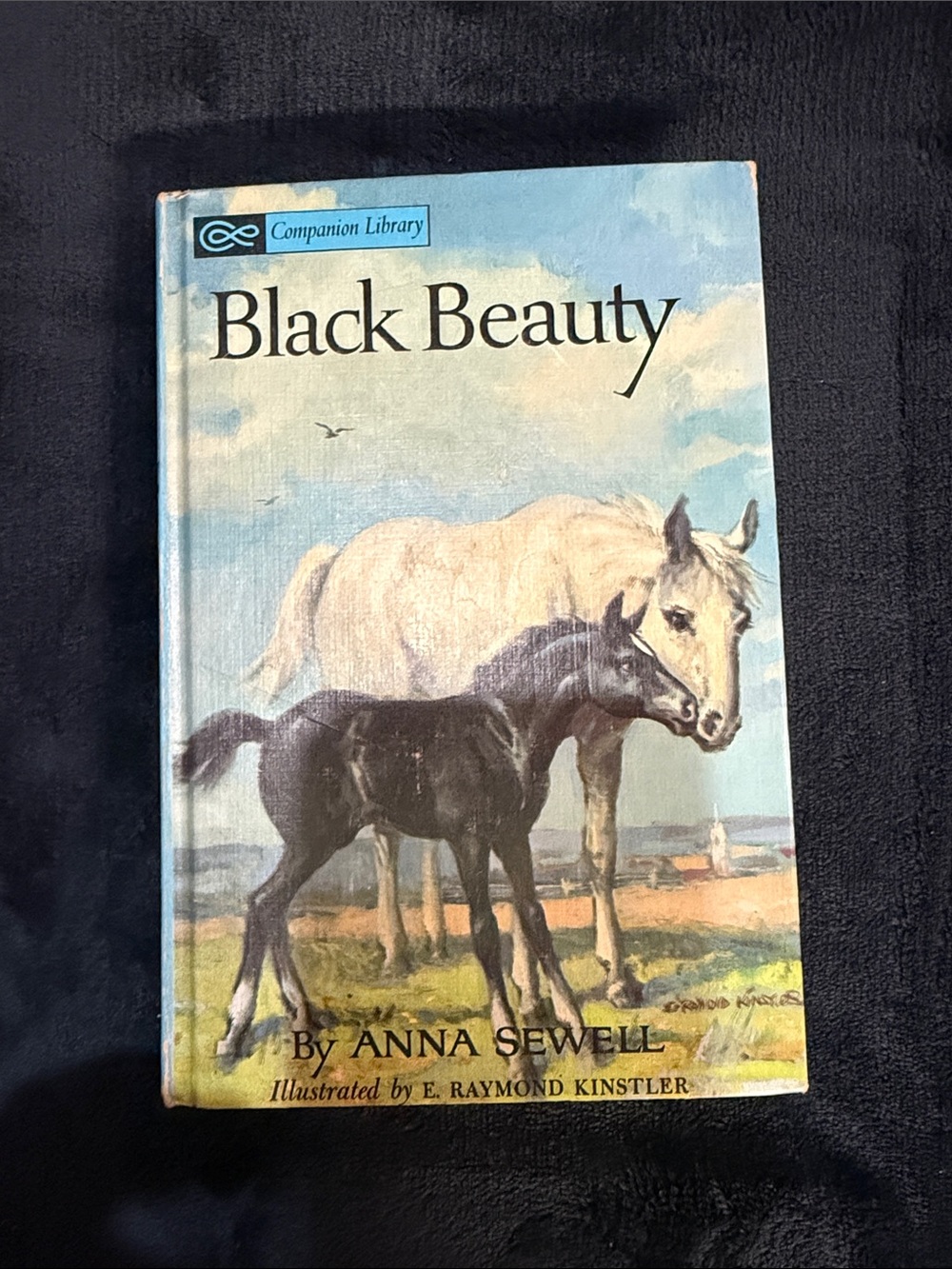Black Beauty Hardcover Book - Blue Sky & Pastel Cover